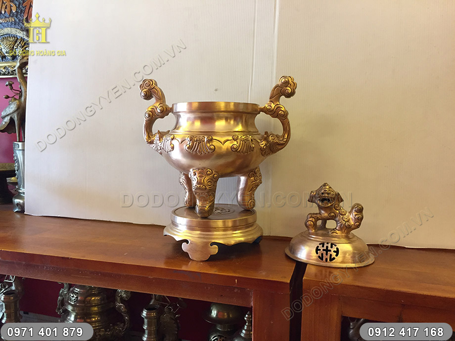 ngũ sự đồng đỏ 40cm
